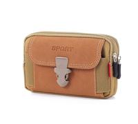 Multifunktionales PU-Leder-Fanny Taist Fashion Phone Mobile Pocket Male Malou Sport Bun Bum Pouch, coffee, Style 2, Sport