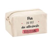 Multifunktionstasche Pia allerbeste Kollegin - Kulturtasche Geschenk für Chefin zum Geburtstag Wichteln Ruhestandsgeschenk Abschiedsgeschenk