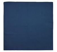 Multifunktionstuch Bandana-Tuch Nickitücher Halstuch Kopftuch Zimmermanns- und Richtfesttücher 100% Baumwolle / Cotton Mund-Nasen-Bedeckung Biker Rad Outdoor Schweißtuch Stirnbänder (Unifarben - Navy)