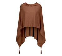 Betty Barclay - Strick-Poncho Dark Coffee - Gr. - OS
