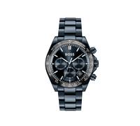 Multifunktionsuhr BOSS "HERO 2.0", blau, dunkelblau, Armbanduhren, Herren, Quarzuhr, Armbanduhr, Herrenuhr, Edelstahlarmband, analog, Tag (40552421-0) blau, dunkelblau