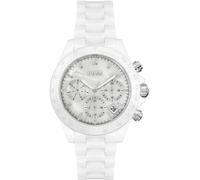 Multifunktionsuhr BOSS "NOVIA CERAMIC", weiß, Armbanduhren, Damen, Multifunktionsuhr, Quarzuhr, Damenuhr, Herrenuhr Armbanduhr, Keramik (81859644-0)