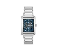 BOSS Uhr mit Gliederarmband und skelettiertem, blauem Zifferblatt mit Struktur - Style PRINCIPLE DRESS MULTI, 58733288 Silberfarben ONESI