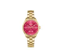 Multifunktionsuhr BOSS "SAGE SPORT", gold (goldfarben, pink), Armbanduhren, Damen, goldfarben, Quarzuhr, Armbanduhr, Damenuhr, Edelstahlarmband, analog (28348629-0) goldfarben, pink