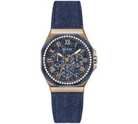 Guess Multifunktionsuhr Glaze GW0753L5 Damen Blau – Quarz, Datum, 12/24-Std.-Anzeige