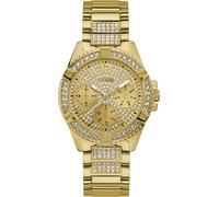 Multifunktionsuhr GUESS "LADY FRONTIER", gold (goldfarben), Armbanduhren, Damen, Armbanduhr, Quarzuhr, Damenuhr (39378740-0) goldfarben