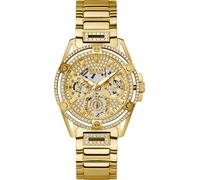 Multifunktionsuhr GUESS "QUEEN", gold (goldfarben), Armbanduhren, Damen, Armbanduhr, Quarzuhr, Damenuhr (54357317-0) goldfarben