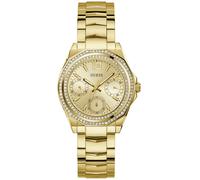 Guess Multifunktionsuhr RITZY Damen Edelstahl goldfarben
