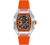 Multifunktionsuhr ICE-WATCH "ICE boliday - Plastic - Medium MT", orange, Armbanduhren, Herren, Quarzuhr, Armbanduhr,Herrenuhr,Silikonarmband,Datum,12/24-Std.-Anzeige (47863518-0) orange