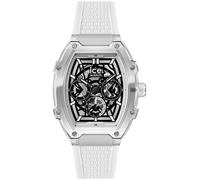 Multifunktionsuhr ICE-WATCH "ICE boliday - Plastic - Medium MT", weiß, Armbanduhren, Herren, Quarzuhr, Armbanduhr,Herrenuhr,Silikonarmband,Datum,12/24-Std.-Anzeige (90454124-0) weiß