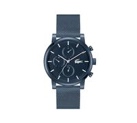 Multifunktionsuhr LACOSTE "Replay", blau, silberfarben, Armbanduhren, Herren, Quarzuhr, Armbanduhr, Herrenuhr, Edelstahlarmband, analog (32132462-0) blau, silberfarben