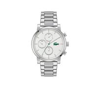 Multifunktionsuhr LACOSTE "Replay", edelstahlfarben, silberfarben, Armbanduhren, Herren, Quarzuhr, Armbanduhr, Herrenuhr, Edelstahlarmband, analog (76076509-0) edelstahlfarben, silberfarben