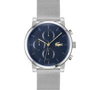 Multifunktionsuhr LACOSTE "REPLAY", silber (silberfarben), Armbanduhren, Herren, Multifunktionsuhr, Armbanduhr, Quarzuhr, Herrenuhr, Edelstahlarmband, analog (87727669-0)