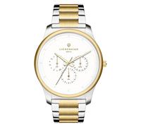 Multifunktionsuhr LIEBESKIND BERLIN "Classic x Trends", silberfarben, goldfarben, Armbanduhren, Damen, Quarzuhr, Armbanduhr, Damenuhr, Edelstahlarmband, analog, Tag (66628312-0) silberfarben, goldfarb