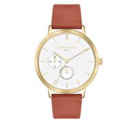Multifunktionsuhr LIEBESKIND BERLIN "The Multi-Function", braun, Armbanduhren, Damen, Quarzuhr, Armbanduhr, Damenuhr, Lederarmband, analog, Monat (49729501-0) braun