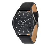 Multifunktionsuhr S.OLIVER "Round Basic", schwarz, Armbanduhren, Herren, Quarzuhr, Armbanduhr, Herrenuhr, analog (76871862-0) schwarz