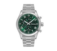 Multifunktionsuhr TIMBERLAND "ASHMONT", silberfarben, grün, Armbanduhren, Herren, Multifunktionsuhr, Quarzuhr, Armbanduhr, Herrenuhr, Edelstahlarmband, analog, Tag (95064406-0)