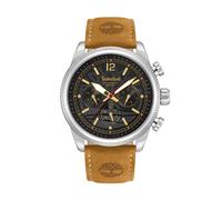 Multifunktionsuhr TIMBERLAND "HENNIKER II", hellbraun, schwarz, Armbanduhren, Herren, Multifunktionsuhr, Quarzuhr, Armbanduhr, Herrenuhr, Lederarmband, analog, Tag (59697743-0)