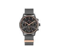 Multifunktionsuhr TOMMY HILFIGER "BLAKE", anthrazit, anthrazit, Armbanduhren, Damen, Quarzuhr, Armbanduhr, Damenuhr, Edelstahlarmband, analog (77744220-0) anthrazit, anthrazit