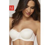 Multiway-BH S.OLIVER, Damen, Gr. 90, Cup D, beige (creme), Microtouch, Obermaterial: 60% Polyamid, 35% Polyester, 5% Elasthan, Basic, BHs, mit Bügel und vielen Tragevarianten, Basic Dessous (14726609-