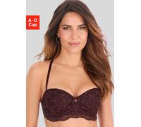 Multiway-BH S.OLIVER "Livie", Damen, Gr. 90, Cup B, lila (cassis), Obermaterial: 69% Polyamid, 22% Polyester, 9% Elasthan, BHs, mit Bügel und vielen Tragevarianten, Multiway-BH, Dessous (71154935-90)