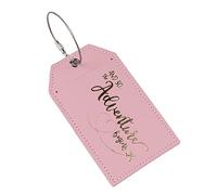 Mumuve Gepäckanhänger mit Stahlschlaufe, Koffer, Koffer, Taschen, Taschen, Boardings, Reisen, Mehrfarbig: 2, 12*7CM