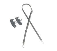 Mumuve Schulterriemen aus PU-Leder, Ersatzgürtel, verstellbarer Taschengurt, Handtaschen-Ersatzriemen für Knödel, Crossbody, hellgrau, （1-3cm）
