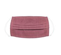 Mund- und Nasenmaske aus Stoff waschbar bordeaux Gesichtsmaske Mundbedeckung