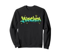 Munich Hip Hop Graffiti Text Urbanes Streetwear Sweatshirt