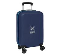 Munich Nautic Kabinenwagen 50,8 cm, Trolley mit Rädern, Sicherheitsschloss, Leichter Koffer, 34,5 x 20 x 55 cm, Marineblau, Marineblau, Estándar, Casual
