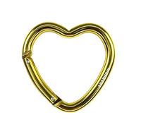 munkees, Herzkarabiner, Schlüsselanhänger (Gold)