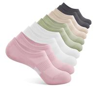 MUNSKT Sneaker Socken Damen Sportsocken 35-38/39-42 Füßlinge Sneakersocken 5 Paar Sneakersocken Kurze Socken Kurze Knöchelsocken aus Baumwolle