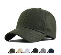MUNULA Übergroße Baseballkappe, XXL, großer Kopf, Hüte für Herren, großer Kopf, Hut, verstellbar, 59,9 cm - 68,1 cm, Grün (Army Green), XXL/3XL