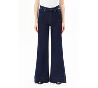 MURLIAA WIDE LEG JEANS | recycelter Baumwoll-Mix Comfort Stretch - blau (26-30)