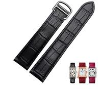 MURVE Uhrenarmband aus echtem Leder, 1617/18/20/22/23/24/25 mm, Armband für Herren/Damen, Ersatzarmbänder für Cartier Tank Solo, 16 mm, Azetat, Kein Edelstein