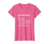 muschebubu romantisch gemütlich sächsisch Sachsen T-Shirt T-Shirt, Damen, Rosa Meliert, XXL