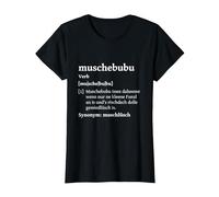 muschebubu romantisch gemütlich sächsisch Sachsen T-Shirt T-Shirt, Damen, Schwarz, XXL