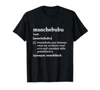 muschebubu romantisch gemütlich sächsisch Sachsen T-Shirt T-Shirt, Herren, Schwarz, XL