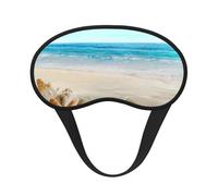 Muscheln Sand,Vollständige Augenabdeckungen, lichtundurchlässige Schlafmasken, Verdunkelungs-Augenschützer