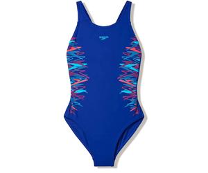 Muscle Placement Einteiler Badeanzug Mädchen Speedo Bleu 9/10 Jahre
