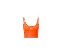 Muscleshirt ALPHA INDUSTRIES "Basic Crop-Top SL Women", Damen, Gr. M, rot (atomic rot), Obermaterial: 95% Baumwolle, 5% Elastan, Shirts (39488340-M) atomic rot