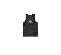 Muscleshirt ALPHA INDUSTRIES "Basic Tank ML Camo", Herren, Gr. L, schwarz (schwarz camo), Obermaterial: 100% Baumwolle, Shirts (49408748-L) schwarz camo