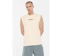 Muscleshirt HARLEM SOUL, Herren, Gr. XXL, beige (nature), Material: 100% Baumwolle, bedruckt, regular fit normal, Shirts, mit offenen Kanten (36715040-XXL) nature