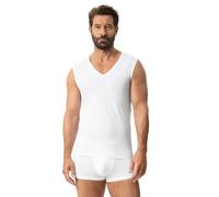 Muscleshirt MEY "Business Class Premium", Herren, Gr. XL, weiß, Single Jersey, Obermaterial: 57% Baumwolle, 38% Polyester, 5% Elasthan, körpernah hüftbedeckend, V-Ausschnitt, Shirts, mit V-Ausschnitt
