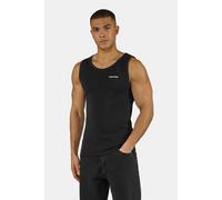 Muscleshirt PEGADOR "Logo Rib Undershirt", Herren, Gr. S, schwarz, Single Jersey, Obermaterial: 95% Baumwolle, 5% Elasthan, unifarben, regular fit normal, Rundhals, Shirts, Baumwollmischung, regular f