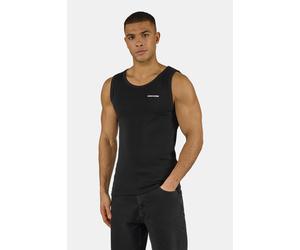 Muscleshirt PEGADOR "Logo Rib Undershirt", Herren, Gr. XL, schwarz, Single Jersey, Obermaterial: 95% Baumwolle, 5% Elasthan, unifarben, regular fit normal, Rundhals, Shirts, Baumwollmischung, regular