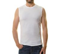 Muscleshirt RAGMAN "Set:", Herren, Gr. L, weiß, Baumwolle, regular fit, Rundhals, Shirts (020397-L) weiß