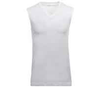 Muscleshirt RAGMAN "Set:", Herren, Gr. M, weiß, Jersey, Baumwolle, regular fit, V-Ausschnitt, Shirts (046867-M) weiß