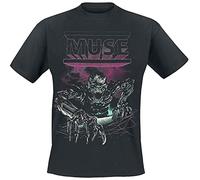 MUSE Murph Euro Tour Werchter Männer T-Shirt schwarz L 100% Baumwolle Band-Merch, Bands
