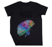 Muse The 2nd Law Jungen Mädchen Unisex Kinder Schwarz T-Shirt Kurzarm Kids Black T-Shirt
